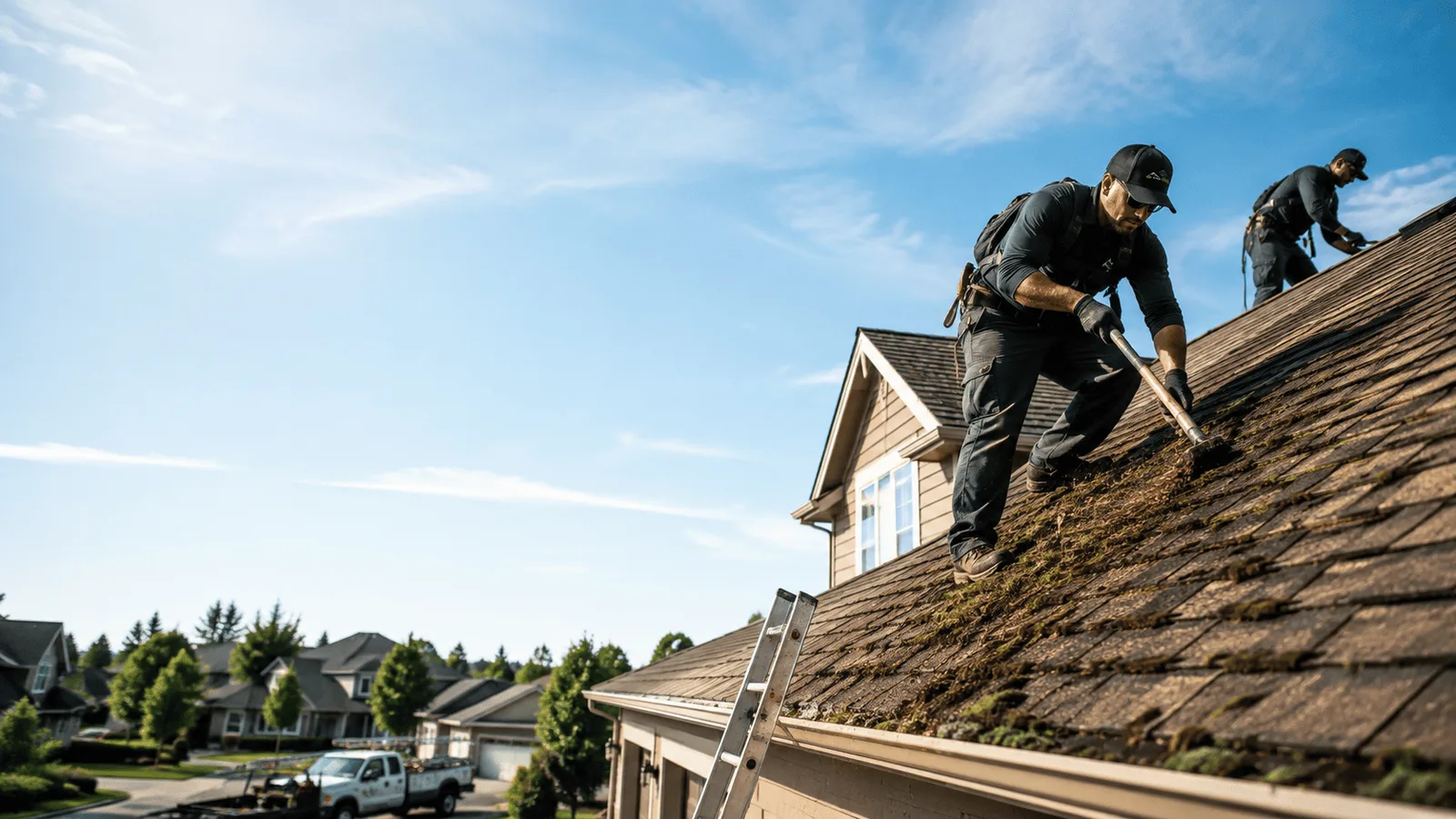 Roof Moss Removal in Gas, KS near me